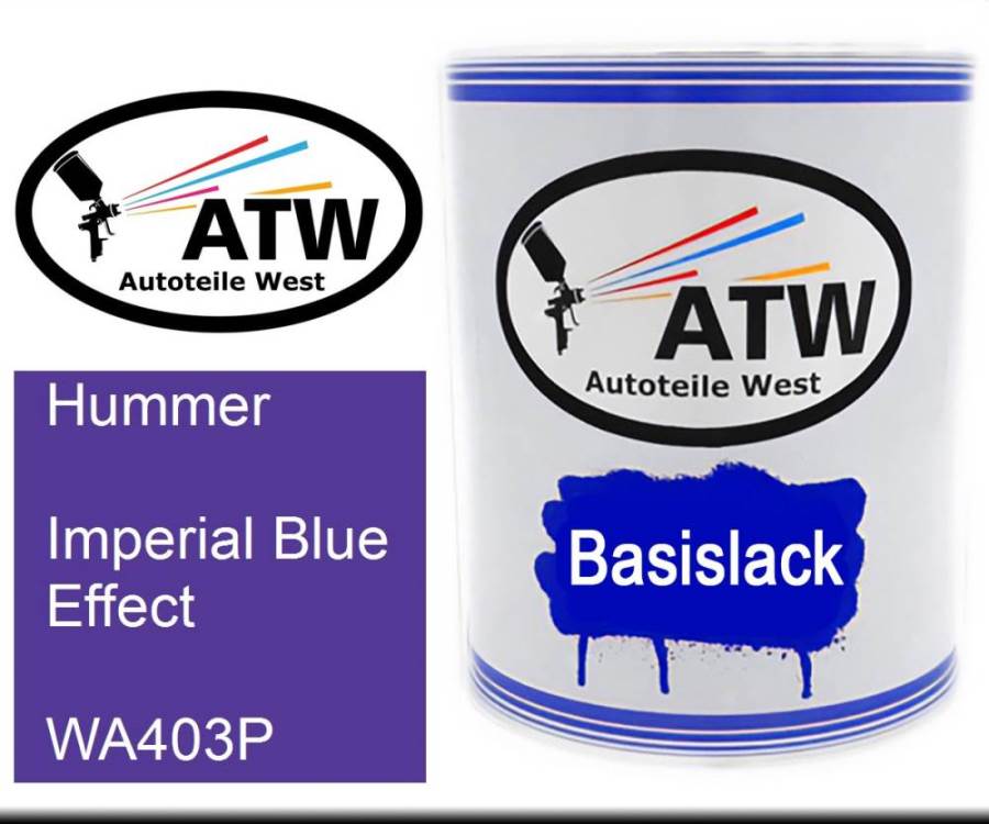 Hummer, Imperial Blue Effect, WA403P: 1L Lackdose, von ATW Autoteile West.